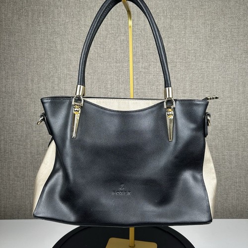 Foxer purse black white - black,