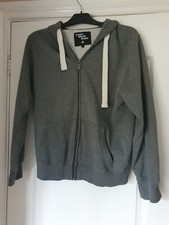 Cedar Wood State Men's Grey Zipped Hoodie Size Medium