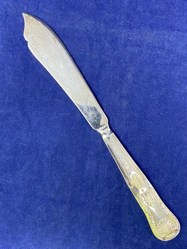 Butter knife kings silverplate - butter,