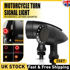 4PCS Black Motorcycle Bullet