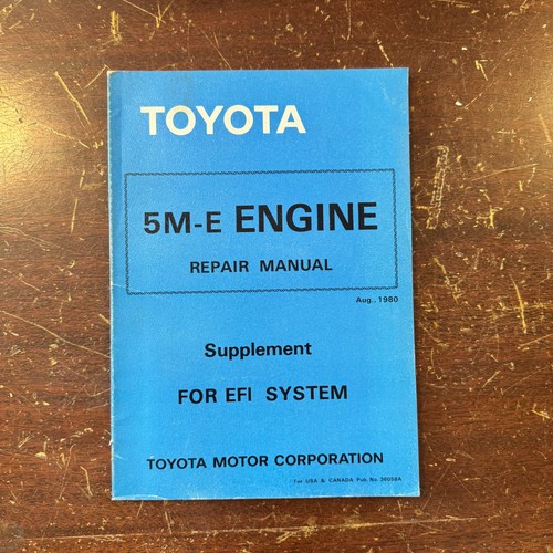 1980 toyota engine - toyota, 5m-e