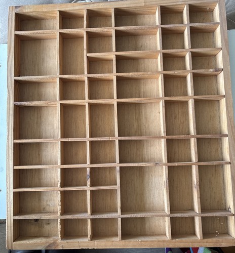 Wooden printers tray style - wooden,
