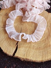 Pastel Chiffon Ruffle Trim