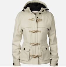 FAT FACE CREAM WOOL DUFFLE COAT HANDMADE BRITISH HERITAGE BY CRO' JACK SIZE 10