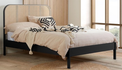 Black rattan wood - black,