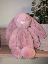 Jellycat Bashful Tulip Bunny Medium Very Good Condition No Paper Tags