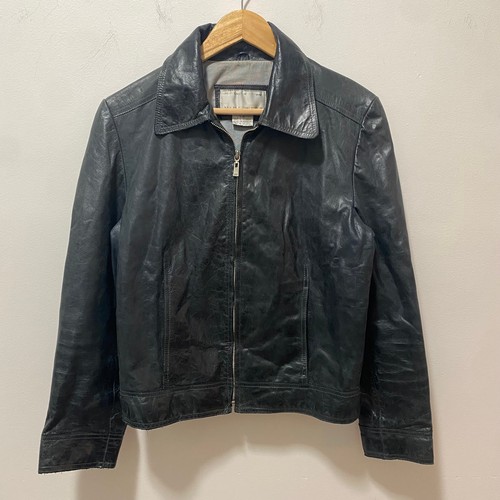 Vintage 90s leather jacket - 90s,