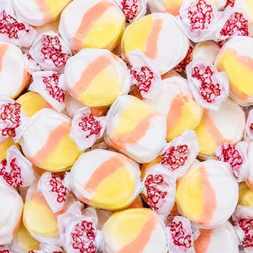 Candy corn salt water taffy - taffy,