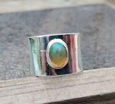 Ethiopian Opal Ring 925