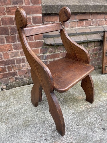 Antique ecclesiastical oak - ecclesiastical,