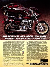 1979 Harley-Davidson XLH1000 Sportster & Corvette - Vintage Motorcycle Ad