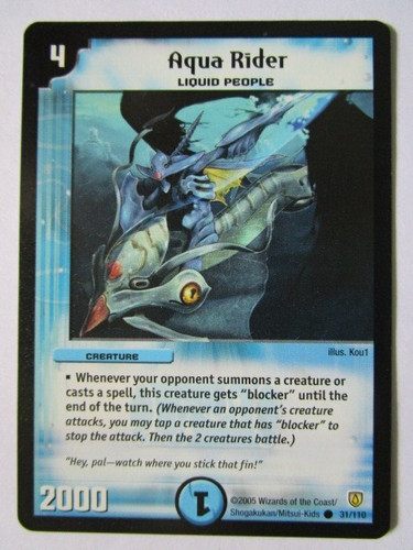 Duel masters aqua rider - duel,