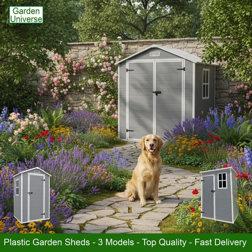 Garden universe plastic shed - garden,