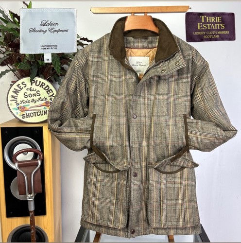 Laksen tweed field coat - tweed,