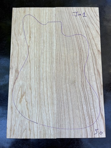 Swamp ash two piece guitar - ash, two-piece