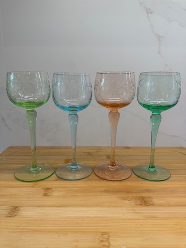Vintage crystal hock wine - vintage,