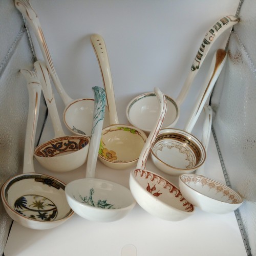 Lot antique small ladle - 9,