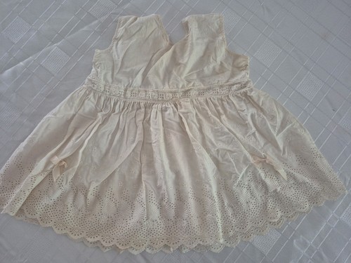 Handsewn antique ivory cotton - antique,