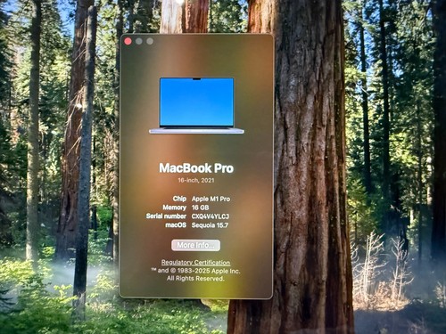 Macbook pro 2021 - 16"2021, a2485