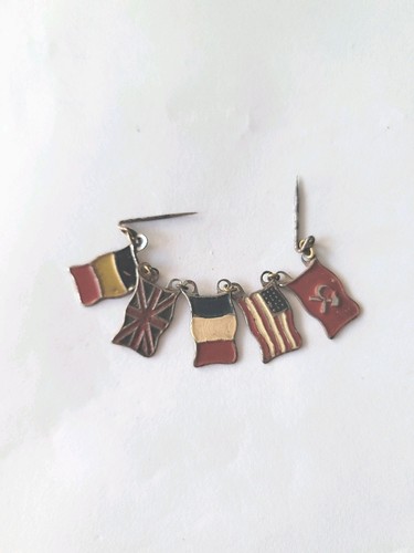 Vintage wwii allied flags - vintage,