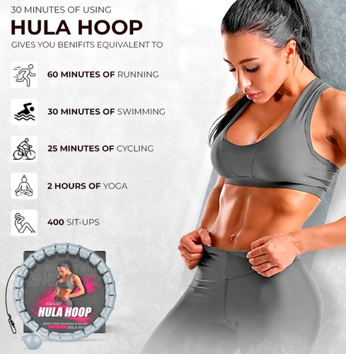Hula hoop weighted smart hoola - hoop,