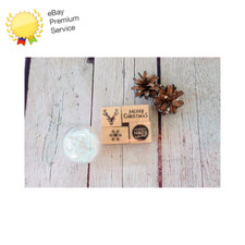 Pack of 4 Christmas Wooden