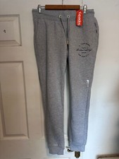 SUPERDRY JOGGERS 8 GREY WOMENS