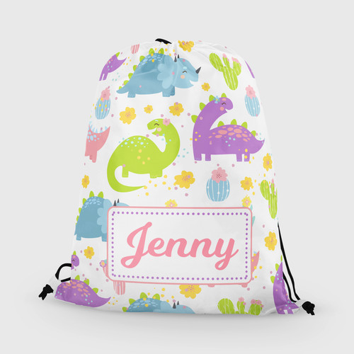 Personalised dinosaur girls - dinosaur,