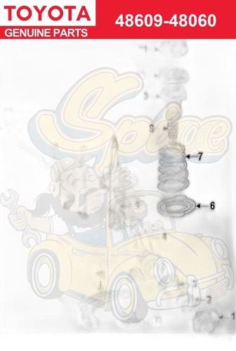 48609 48060 genuine lexus - 48609-48060,