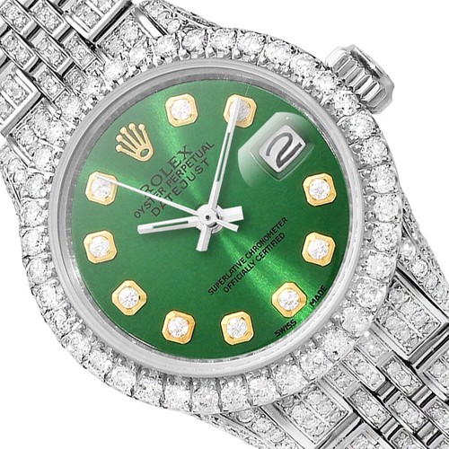 Rolex datejust 26mm pave - rolex,