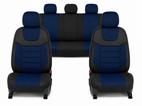 Seat covers black - seat, blue