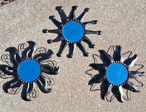 Bronze black mirrored sun - black,