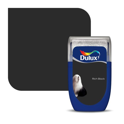 Dulux rich black wall - dulux,