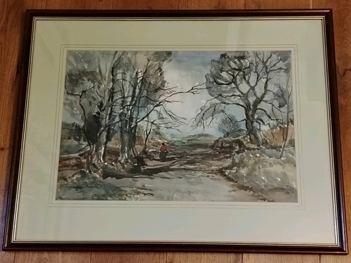 Vintage original watercolour - ,
