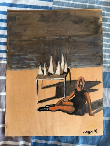 Rene magritte painting - magritte, drawing