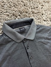 Men’s Grey Long Sleeve Polo