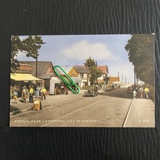 Station Road, Leysdown, Isle Of Sheppey Animated View Classic Car Unposted