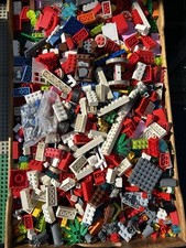 Lego 1.4kg Mixed Loose Bundle Random Bricks & Plates No Figures In Lego Tub