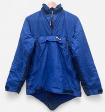 Montane Extreme Smock Men's Pertex Navy Blue Warm Pile Jacket Made in UK Size 36