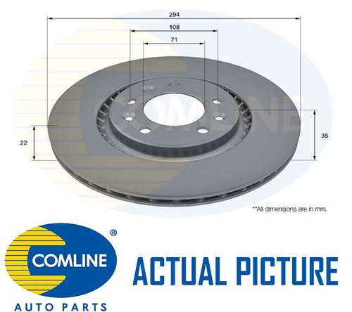 Rear brake discs pair - rear, comline
