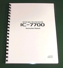 Icom IC-7700 Instruction