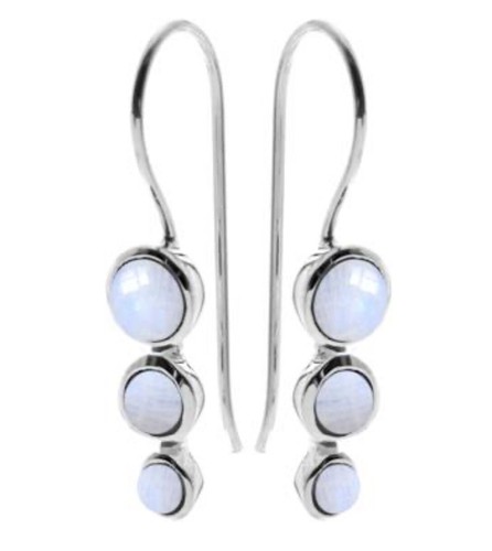 Rainbow moonstone drop