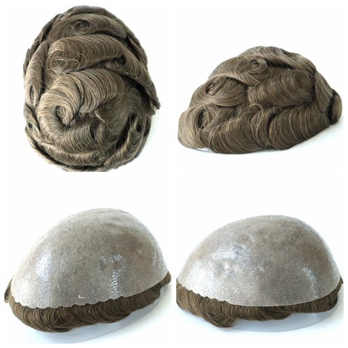 Poly skin toupee - skin, mens