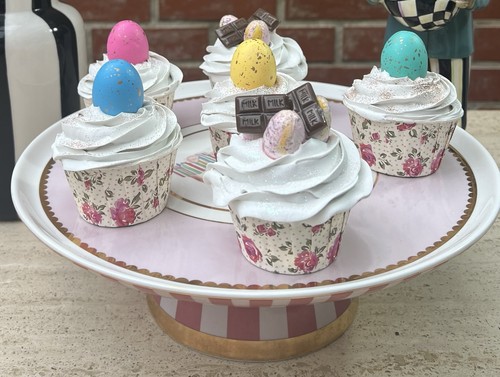 Fake cupcakes set of 6 - , cupcakes.