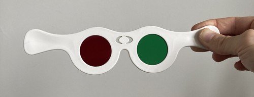 Red green dual handled - red,