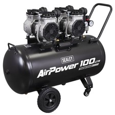 Sealey Air Compressor 100L Oil