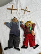 Two Puppets Strings Vintage