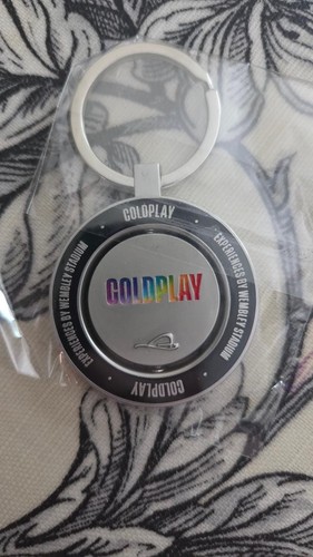 Coldplay spinning keyring - coldplay,