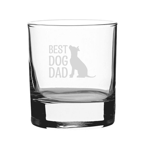 Best dog dad engraved whisky - dad,