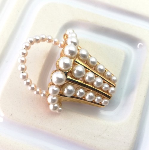 Vintage napier brooch faux - vintage,